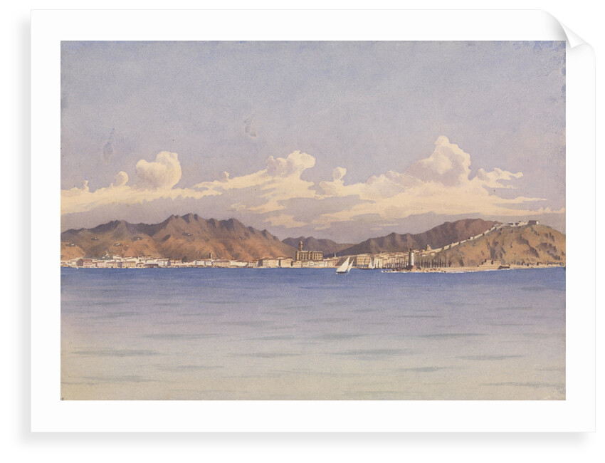 Malaga, Augt 14th 1857 [Spain] by Edward Gennys Fanshawe