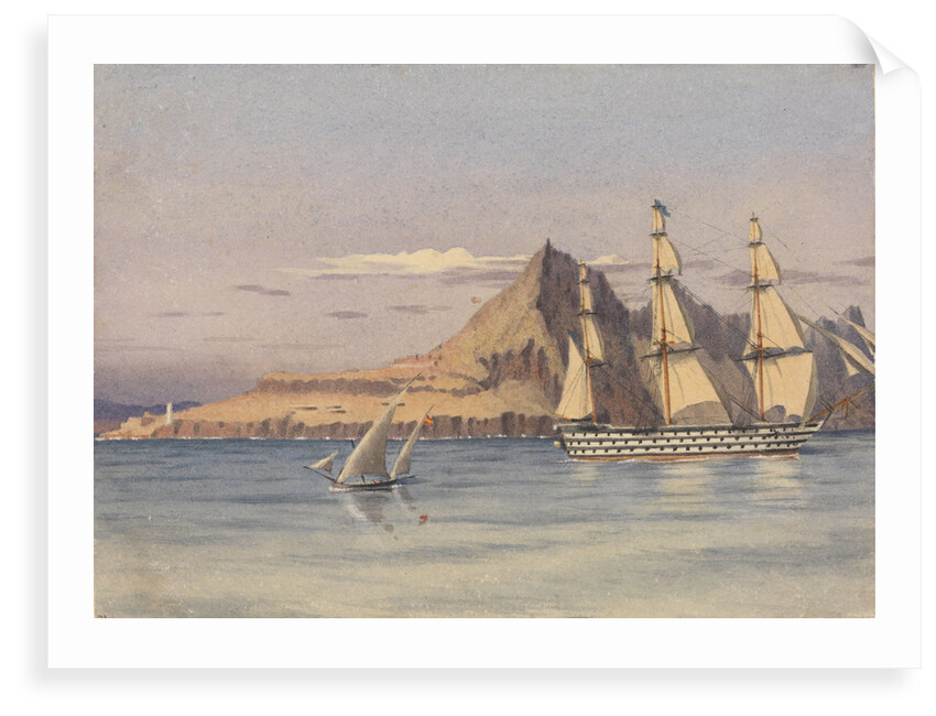 Europa Point, Gibraltar, Augt 29th 1857 by Edward Gennys Fanshawe