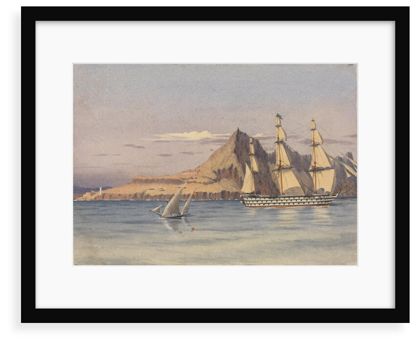 Europa Point, Gibraltar, Augt 29th 1857 by Edward Gennys Fanshawe