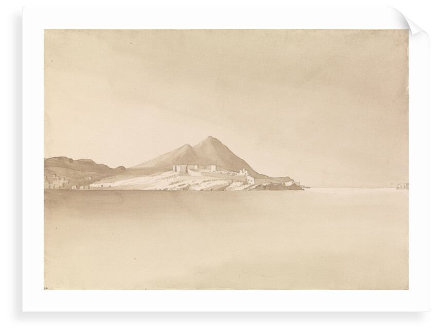 Fort and village of Navarino [Pylos], Septr. 26th 1857 [Greece] by Edward Gennys Fanshawe