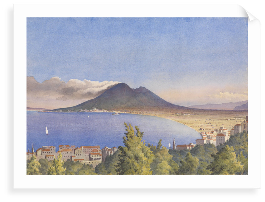 Bay of Naples from Castellamare, May 1858 [Italy] by Edward Gennys Fanshawe