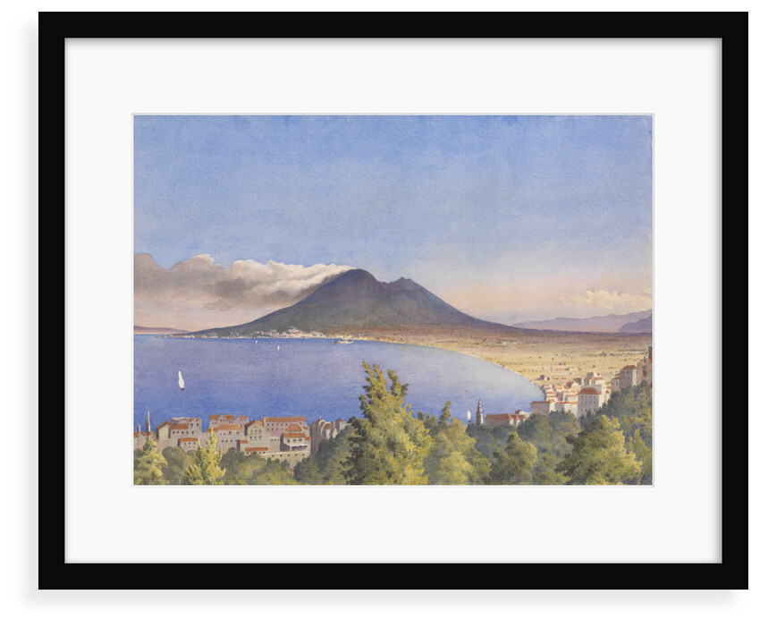 Bay of Naples from Castellamare, May 1858 [Italy] by Edward Gennys Fanshawe
