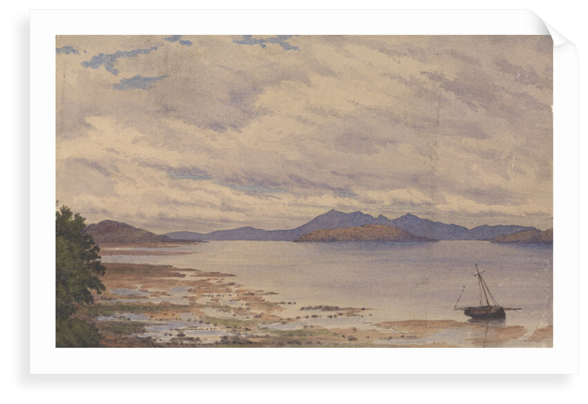 Arran and the Firth of Clyde from Fairlie, 1843 [Scotland] by Edward Gennys Fanshawe