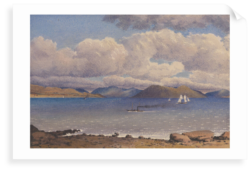 Looking across the Clyde from Gourock, 1843 [Scotland] by Edward Gennys Fanshawe