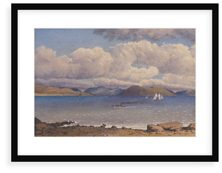 Looking across the Clyde from Gourock, 1843 [Scotland] by Edward Gennys Fanshawe