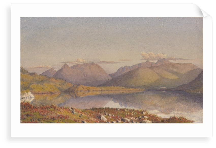 Glencoe from near Ballyhulish, 1843 [Scotland] by Edward Gennys Fanshawe