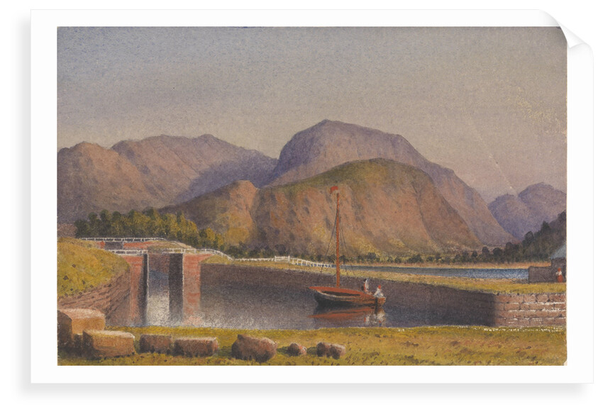 Ben Nevis, from the end of the Caledonian Canal, 1843 [Scotland] by Edward Gennys Fanshawe