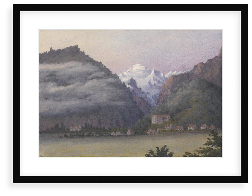 Jungfrau from Interlaken, 1877 [Switzerland] by Edward Gennys Fanshawe