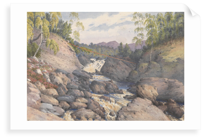 Rogie Falls, Rosshire, August 1883 [Scotland] by Edward Gennys Fanshawe