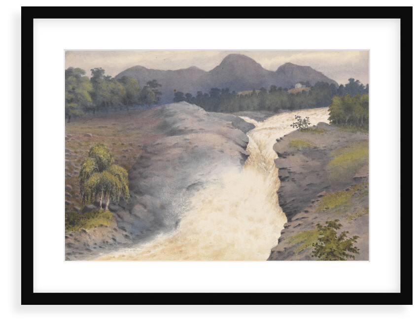 Falls of Orrin in a spate, September 3rd 1883 [Scotland] by Edward Gennys Fanshawe
