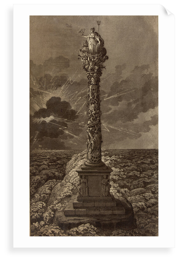 Design for a naval column by James Gillray
