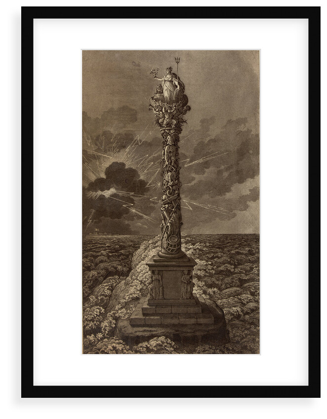 Design for a naval column by James Gillray