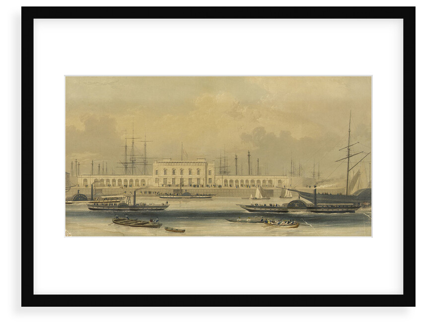 Off Blackwall Docks. Showing the 'Brunswick' 'Propellor' and 'Waterman' by unknown