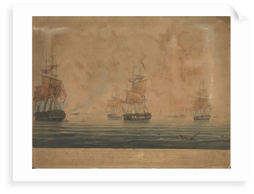Defeat of the French and Italian squadron, 13 March 1811 by J.L. Few