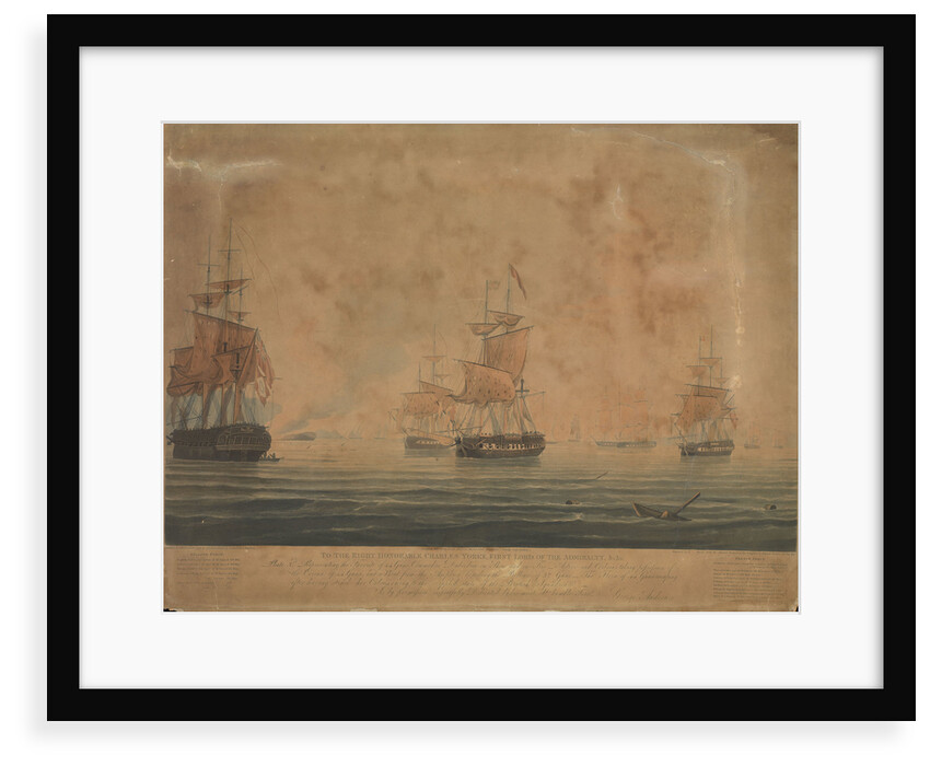 Defeat of the French and Italian squadron, 13 March 1811 by J.L. Few