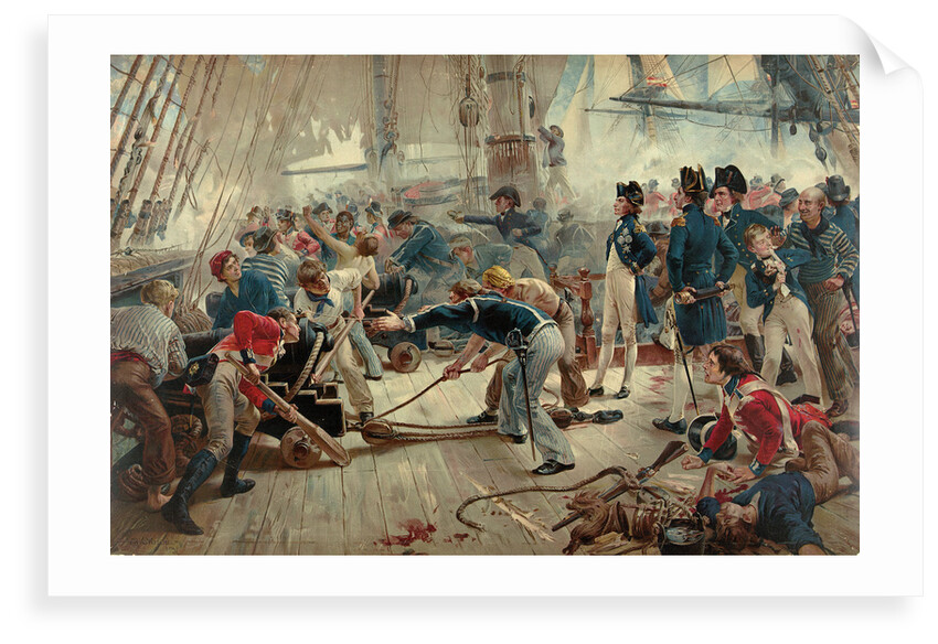 The Hero of Trafalgar, 21 October 1805 by William Heysham Overend