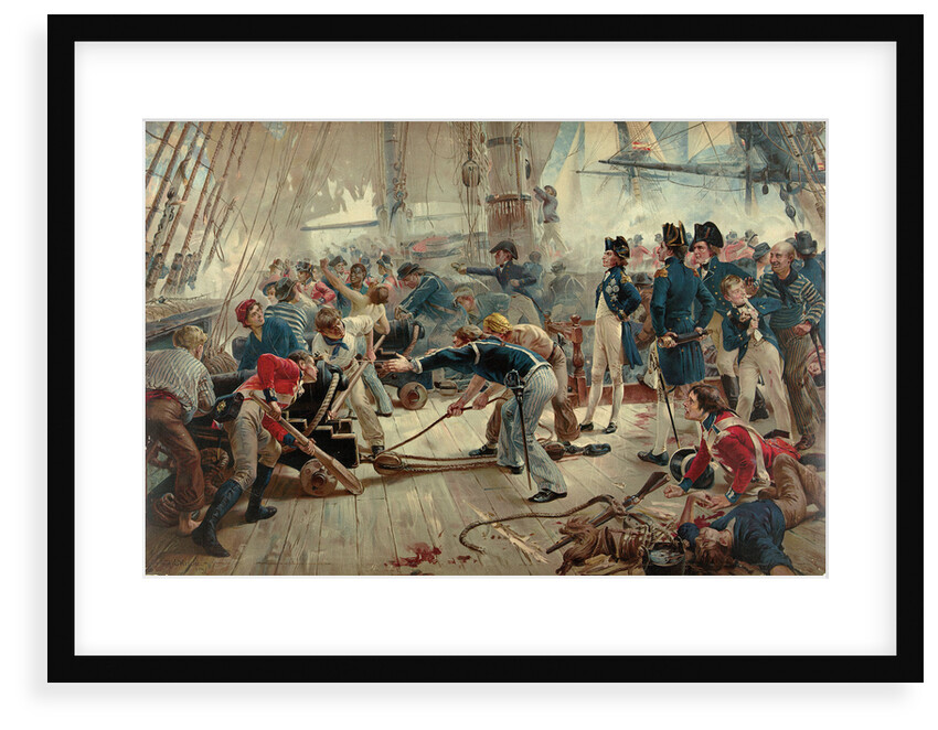 The Hero of Trafalgar, 21 October 1805 by William Heysham Overend
