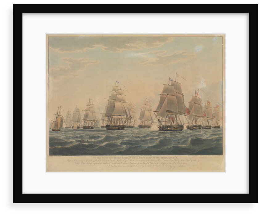 Defeat of the French and Italian squadron, 13 March 1811 by J.L. Few