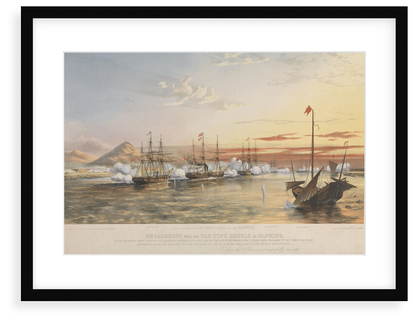 Engagement with the Tae-Ping rebels by F. le Breton Bedwell