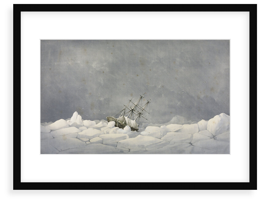 The Perilous situation of HMS 'Investigator', while wintering in the pack in 1850-1851 by S. Gurney Cresswell
