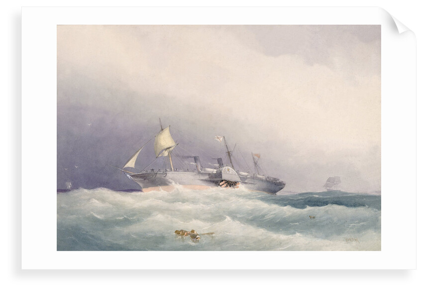 The Royal Mail Steam Packet Co's S.S. 'Atrato', built of iron by Messrs Caird & Co of Greenock, 1853 by William Frederick Mitchell