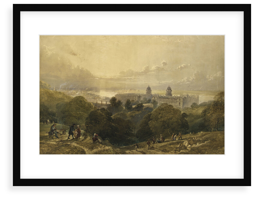 View of Greenwich from the top of Greenwich Park by David Cox Jr