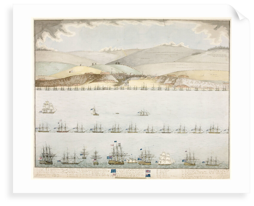 The Attack on Boulogne, October 1804 by E. D. Lewis