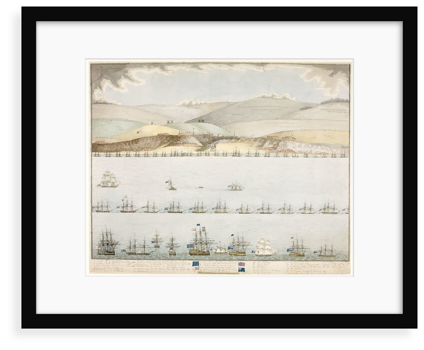 The Attack on Boulogne, October 1804 by E. D. Lewis