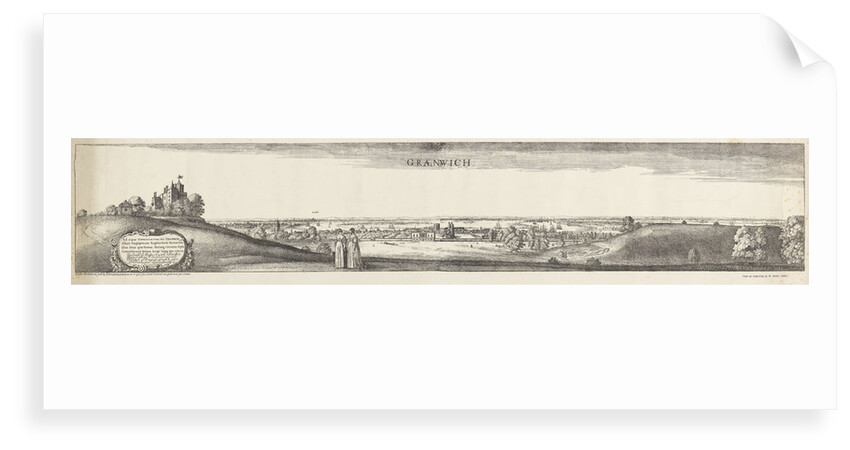 'Graenwich' (Greenwich) by Wenceslaus Hollar