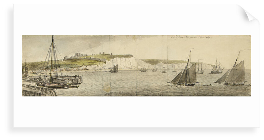 A view of Dover from the pier by Charles Gore