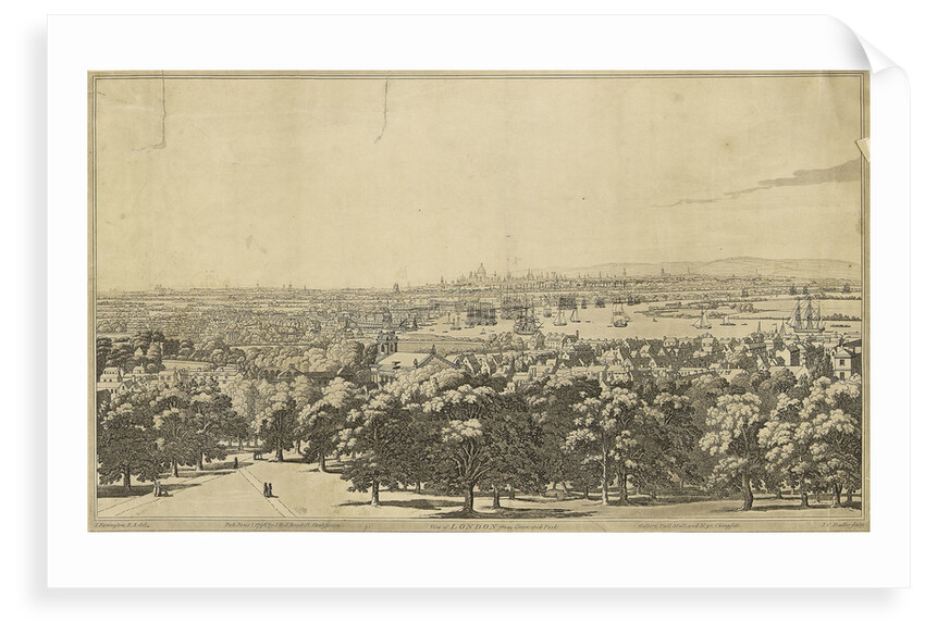 View of London from Greenwich Park by Joseph Farington