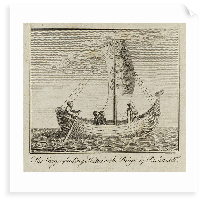 The Large Sailing Ship in the Reign of Richard II by Josiah Collyer
