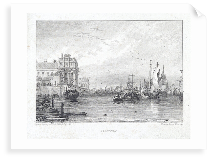 Greenwich (Greenwich Hospital and River Thames) by Augustus Wall Callcott