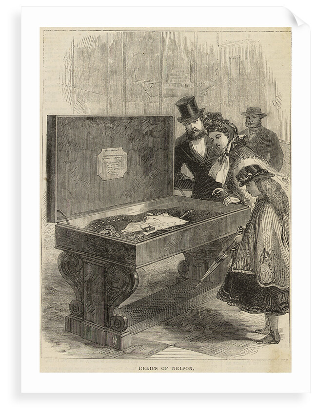 Relics of Nelson (on show at Greenwich Hospital) by M. Jackson