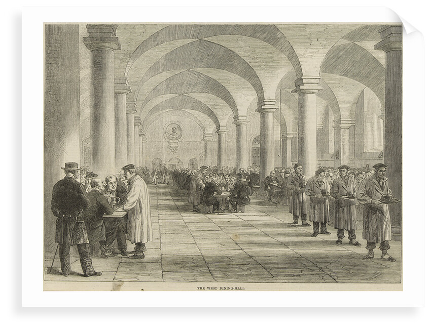 The West Dining-Hall, Greenwich Hospital by M. Jackson