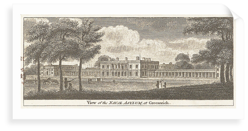View of the naval asylum at Greenwich by unknown