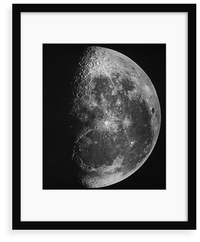 Astronomical glass plate slide of the Moon (1903) by Unknown