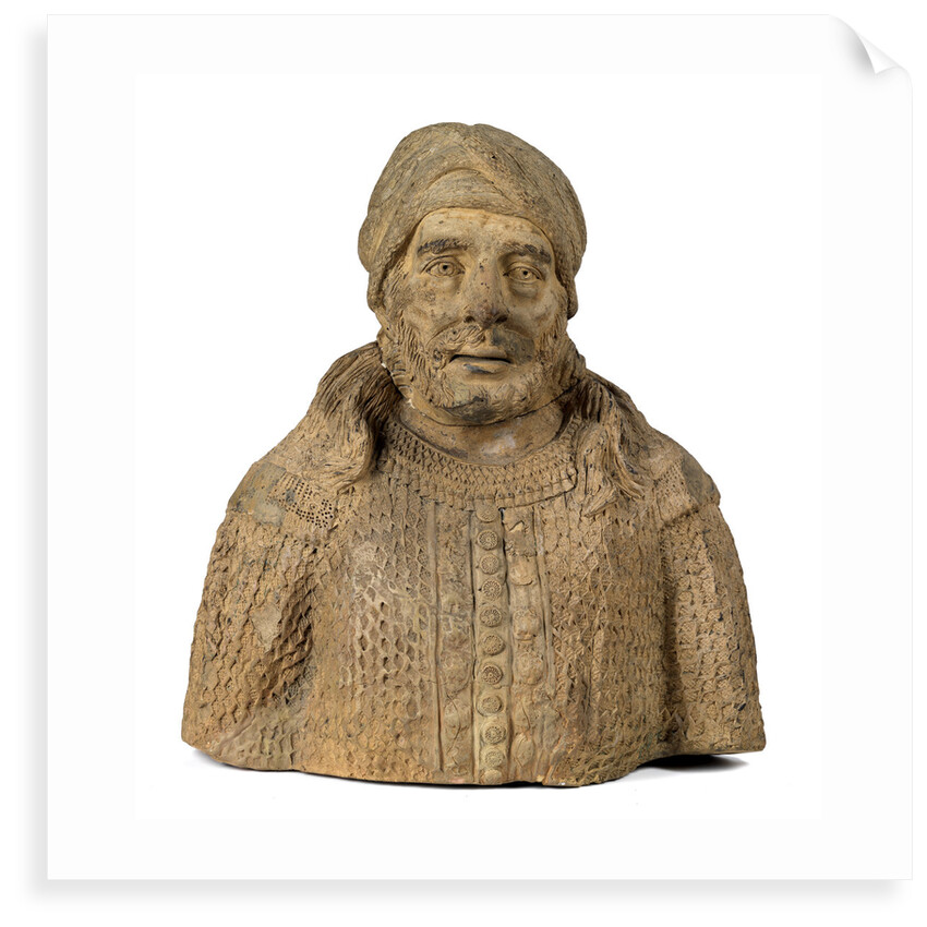 Bust of a 'Barbary pirate' by Unknown
