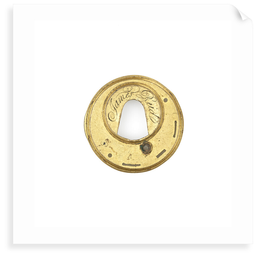 Gold dust cover of a watch by Unknown