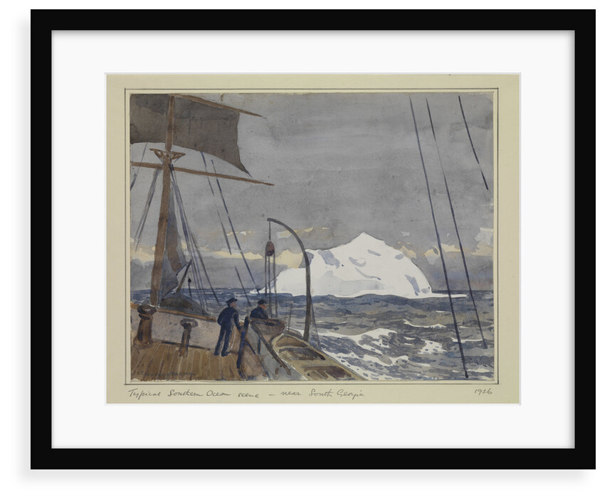 Typical Southern Ocean scene - near South Georgia by Sir Alister Hardy