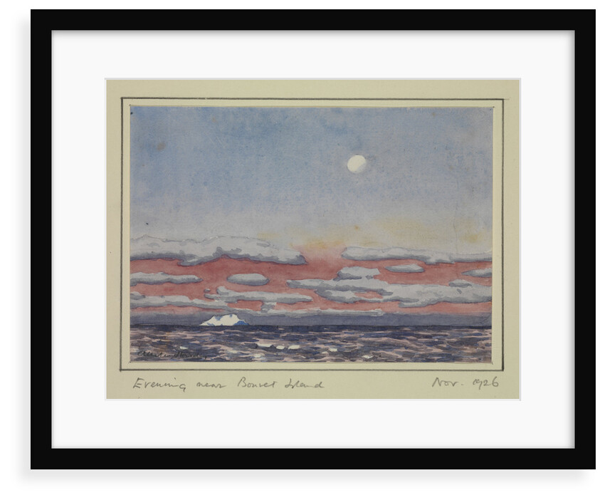 Evening near Bouvet Island, Nov 1926 by Sir Alister Hardy