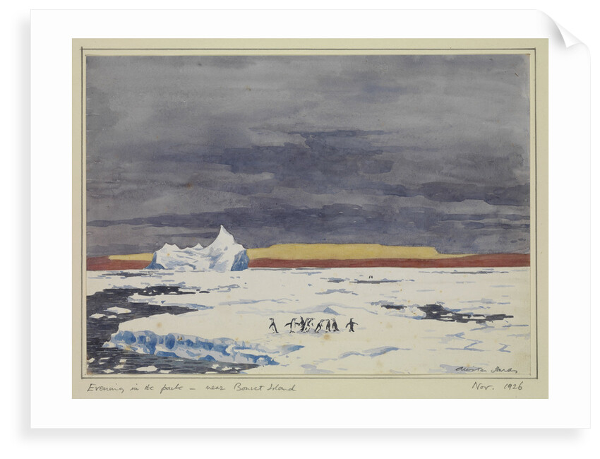 Evening in the pack - near Bouvet Island, Nov 1926 by Sir Alister Hardy
