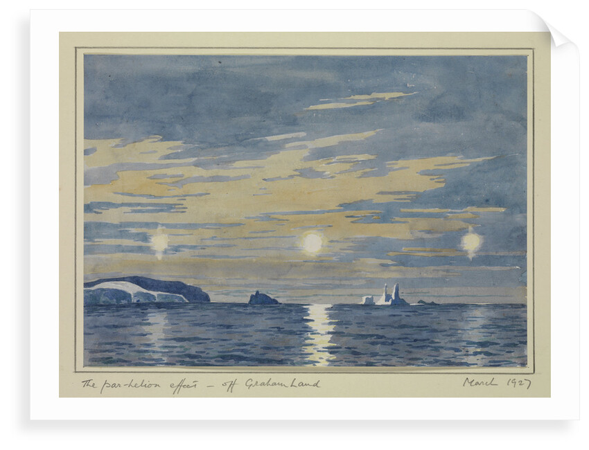 The par-helion effect - off Graham Land, March 1927 by Sir Alister Hardy