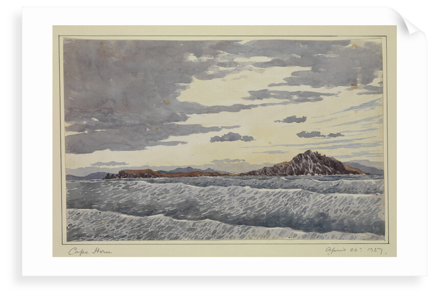 Cape Horn, April 22 1927 by Sir Alister Hardy