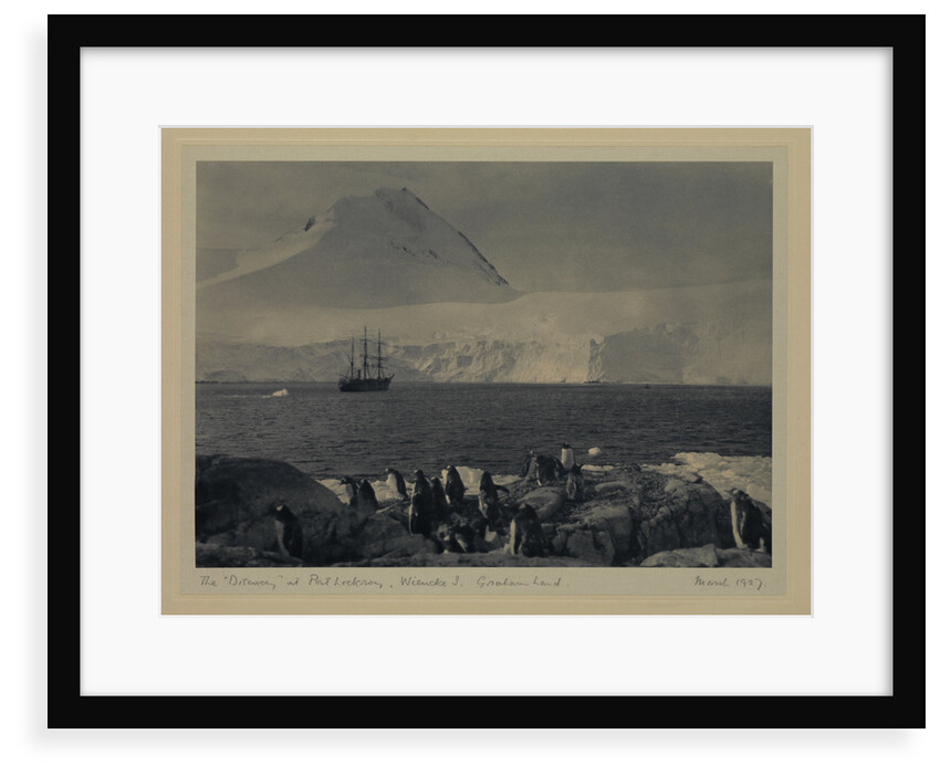 The Discovery at Port Lockroy, Wiencke I, Graham Land, March 1927 by Sir Alister Hardy (photographer)
