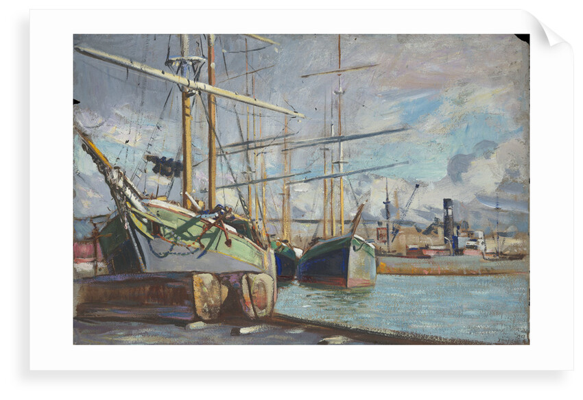 A barquentine by John Everett
