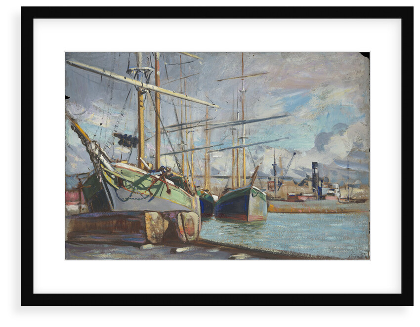 A barquentine by John Everett