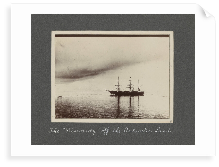 The Discovery of the Antarctic Land from National Antarctic Expedition photo album by Sir Ernest Henry Shackleton