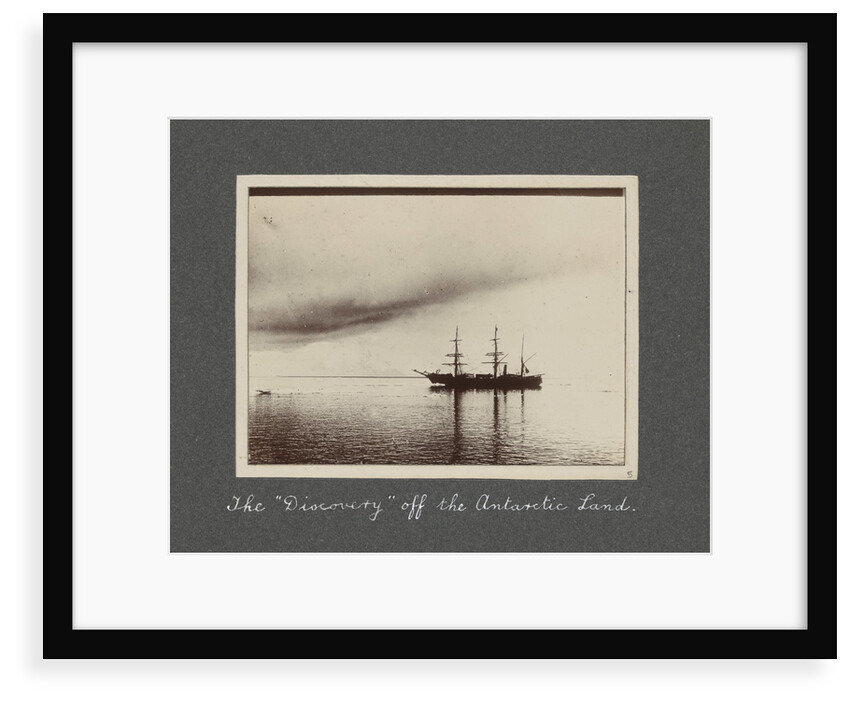 The Discovery of the Antarctic Land from National Antarctic Expedition photo album by Sir Ernest Henry Shackleton