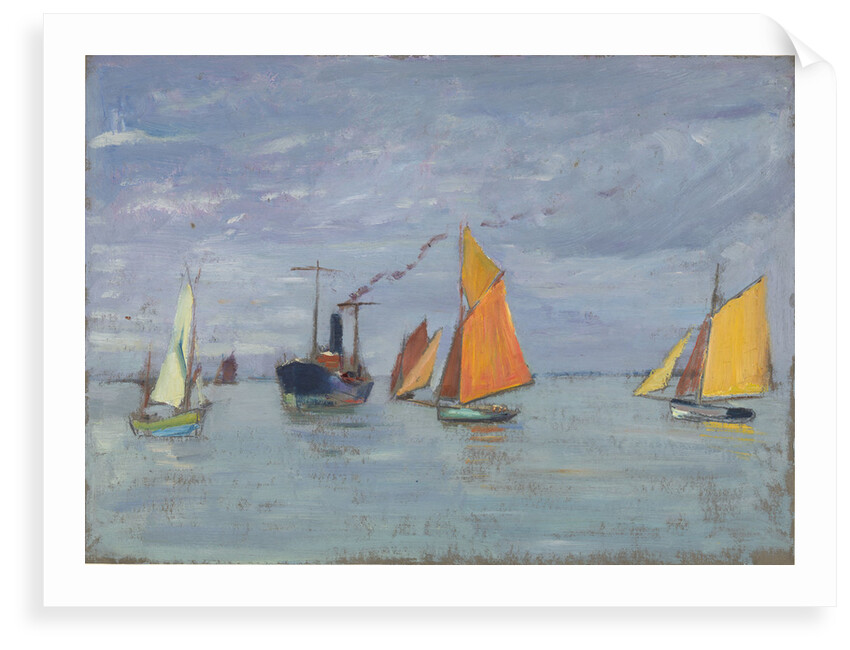 Fishing boats by John Everett